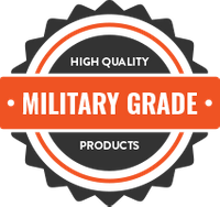 High Quality Military Grade Products Trust Badge
