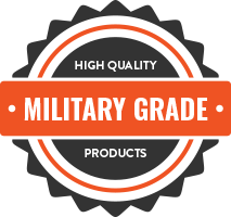 High Quality Military Grade Products Trust Badge