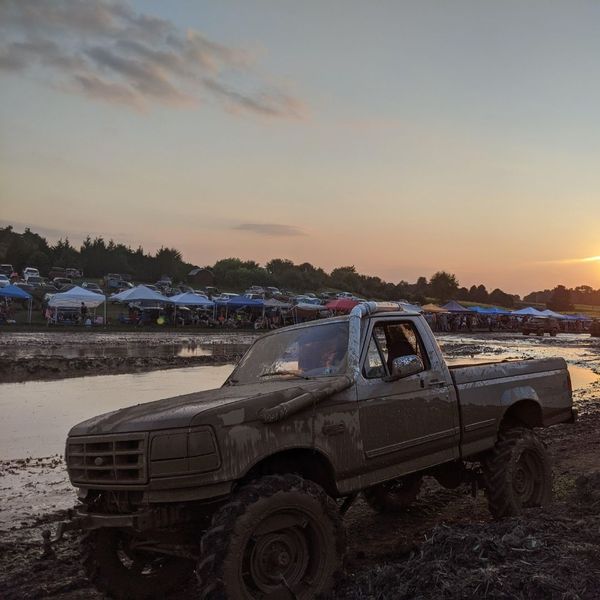 muddy truck