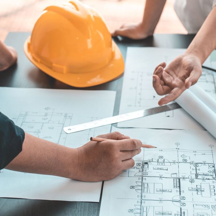 discussing blueprints