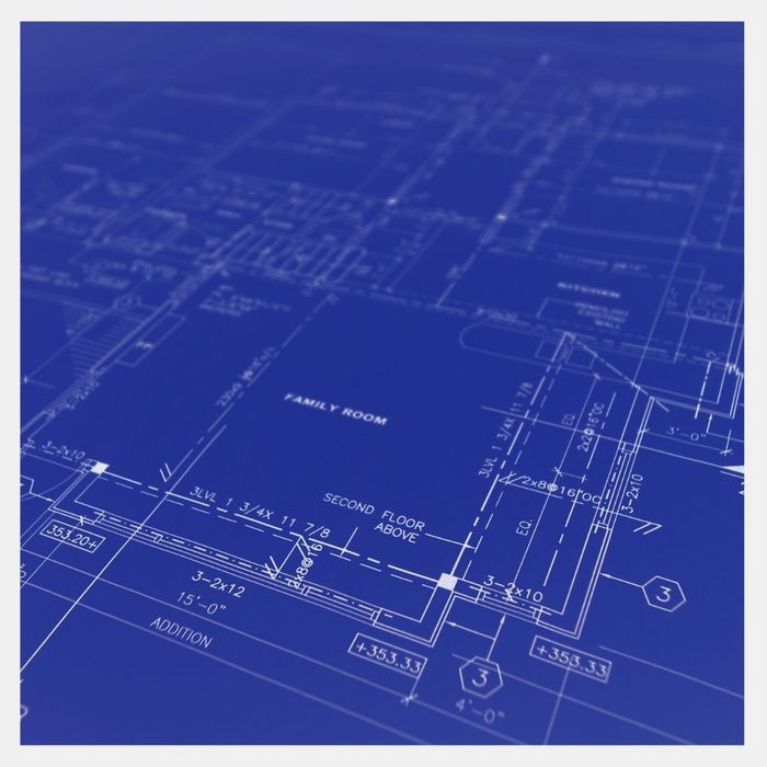 A printed blueprint