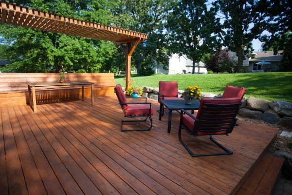 custom wood deck