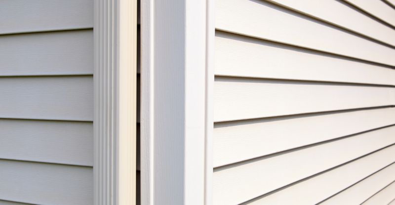 White home siding