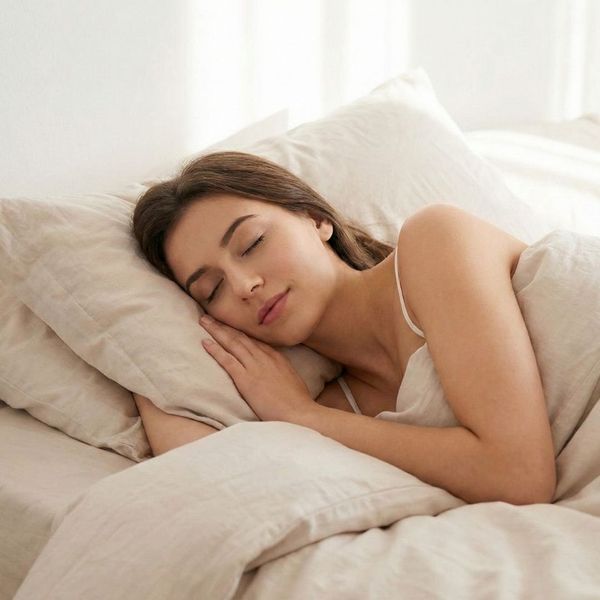 woman sleeping peacefully