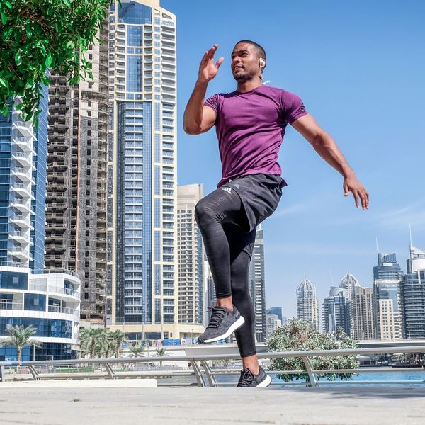 a man doing high knees How HRT Can Supercharge Your Fitness Goals (2).jpg