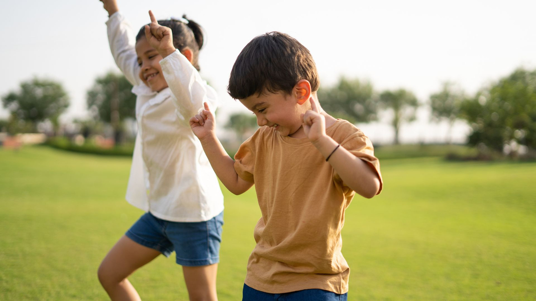 children playing