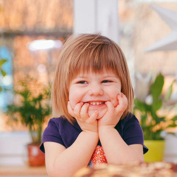 smiling toddler