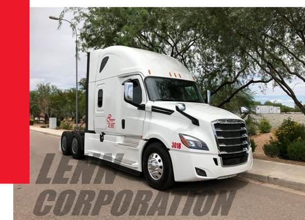 Truck with Lenn Corporation overlayed