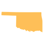 graphic of the outline of the state of Oklahoma