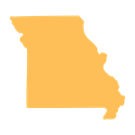 graphic of the outline of the state of Missouri