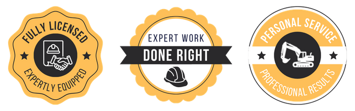 1. Fully Licensed, Expertly Equipped 2. Expert Work Done Right 3. Personal Service, Professional Results