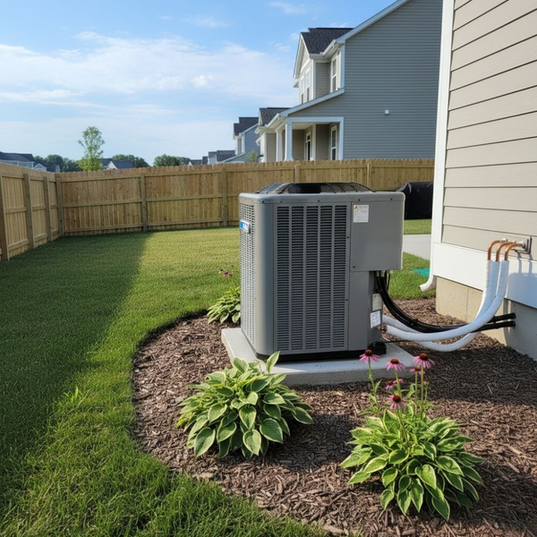 new high-efficiency unit installed 