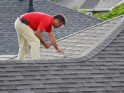 Photo of roof inspection