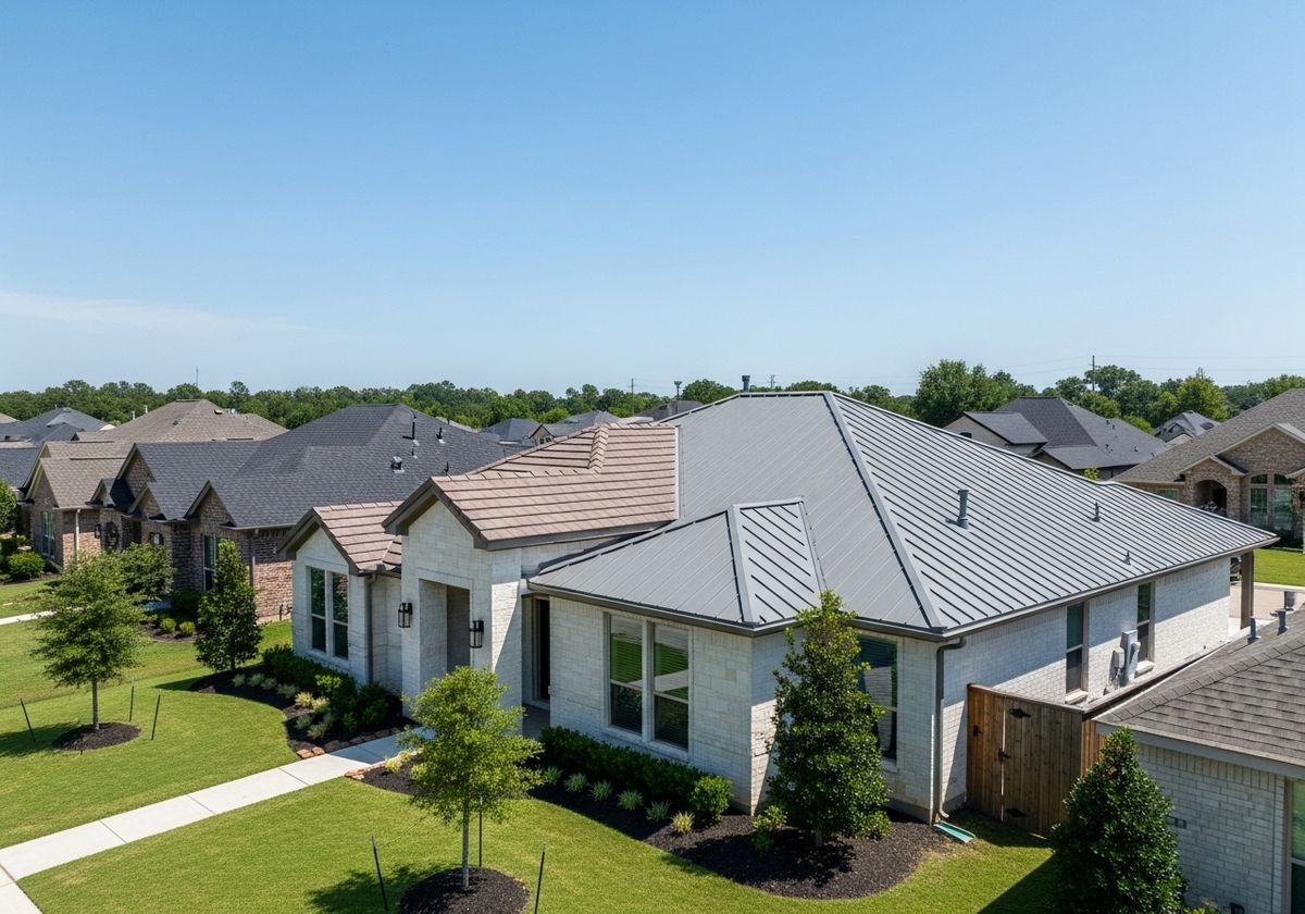 Beautiful Suburban Home with Metal Roof