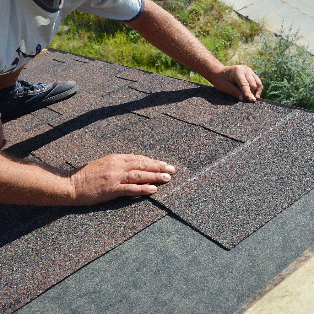 Photo of a roofer