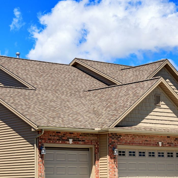 home with shingle roof