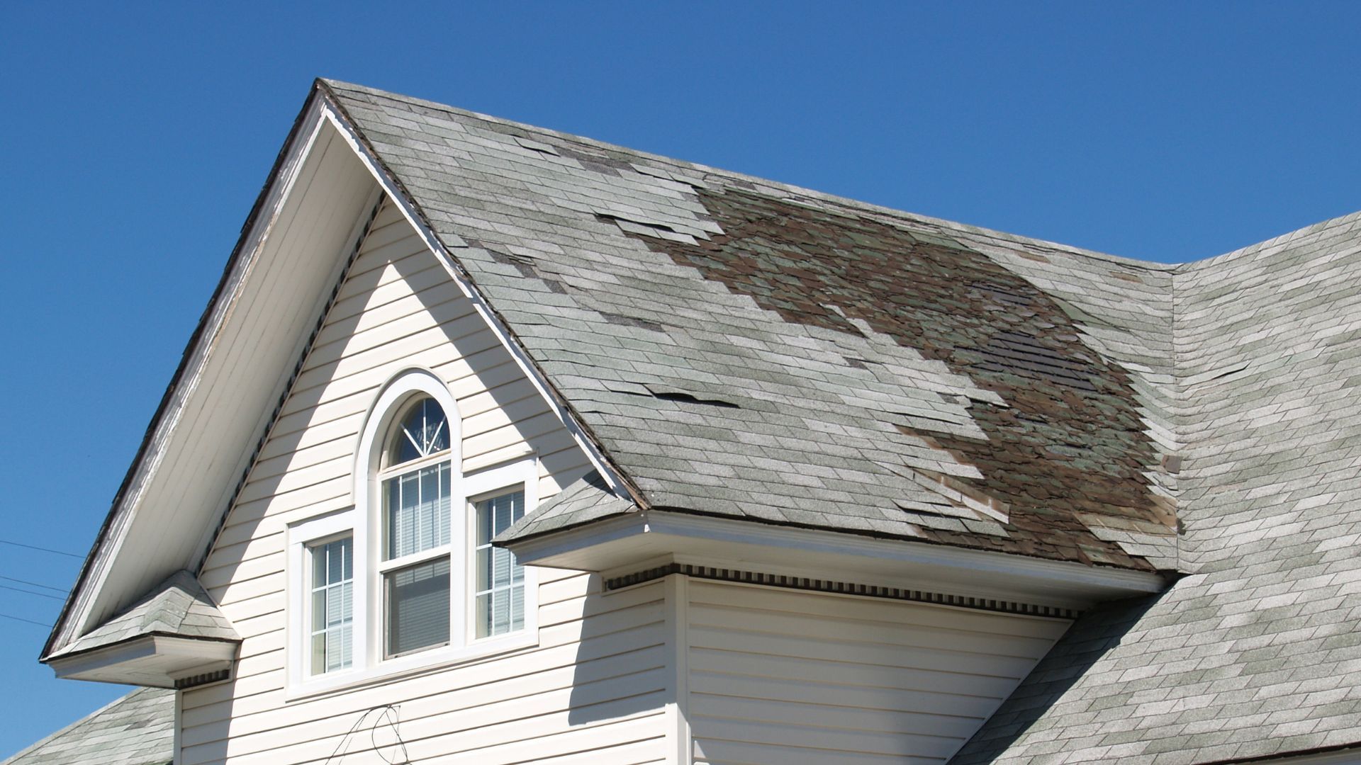 damaged roof