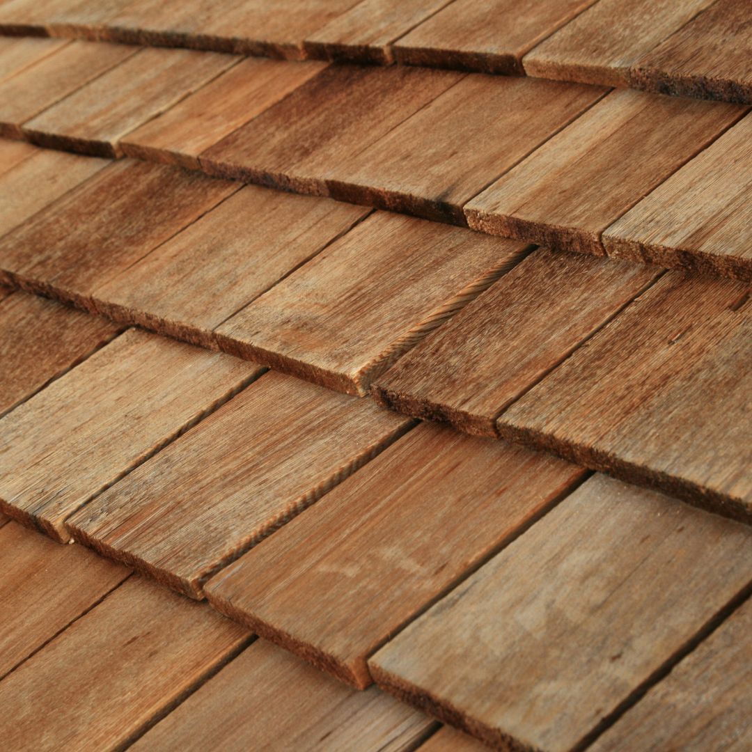 wood shake roofing tiles