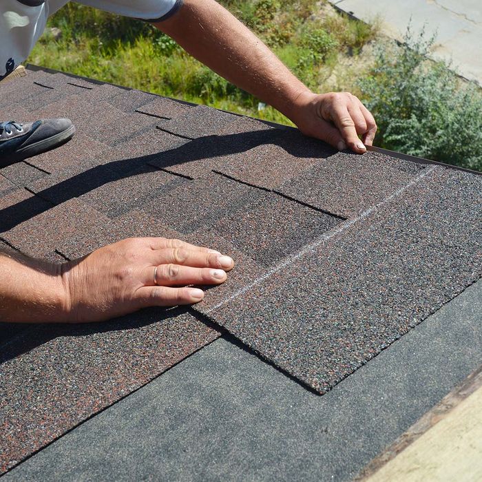 Image of a damaged roof