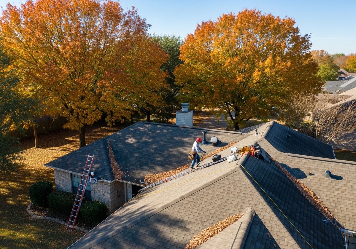 Cleaning Gutters in the Fall
