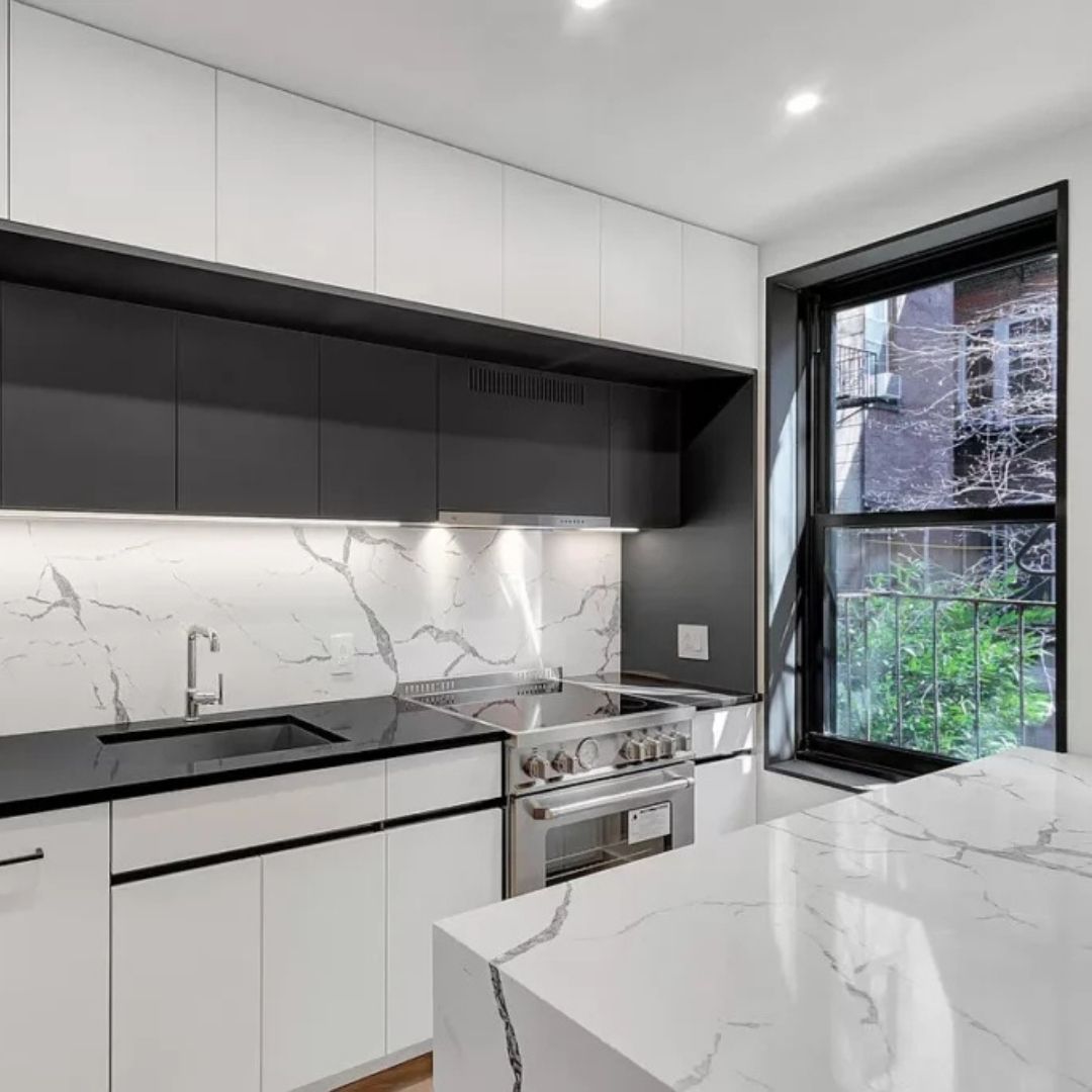 new marble kitchen