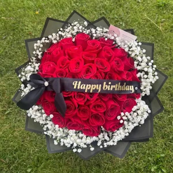 birthday floral arrangement