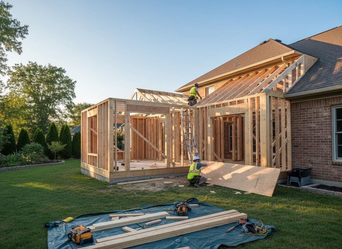 framing for a home addition