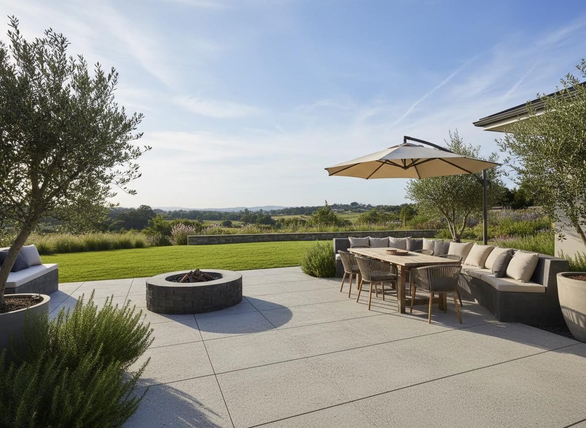 concrete patio