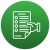 icon of hand holding paper