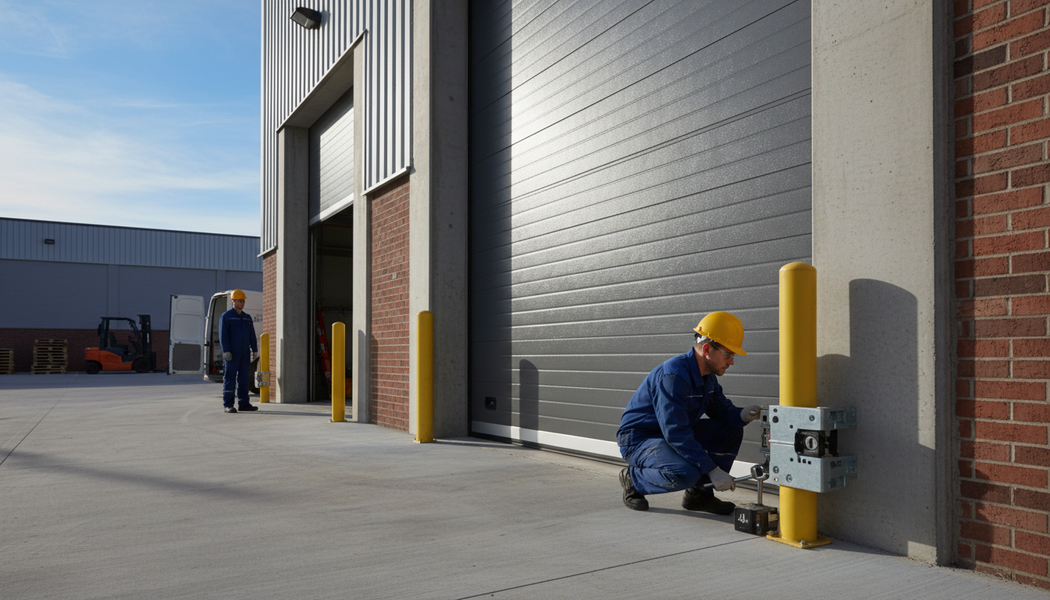 Industrial Door Maintenance at Warehouse