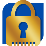 gold lock icon