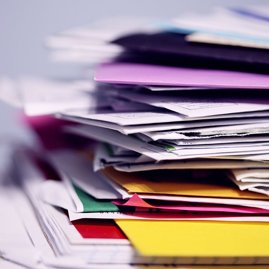 image of a stack of files