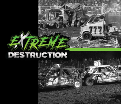 EXTREME Destruction Demolition Derby at Butte County Fair