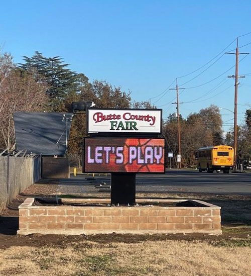 LED Advertising with Butte County Fair