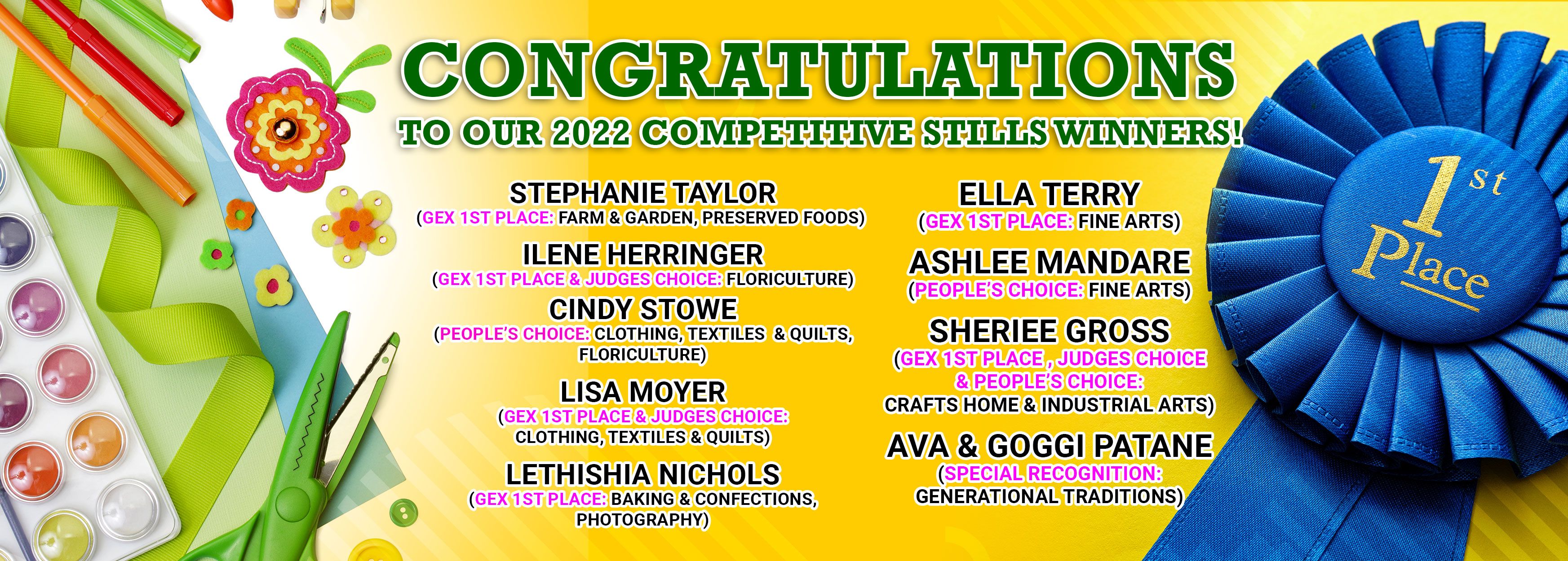 2022 Butte County Fair Competitive Stills Champions