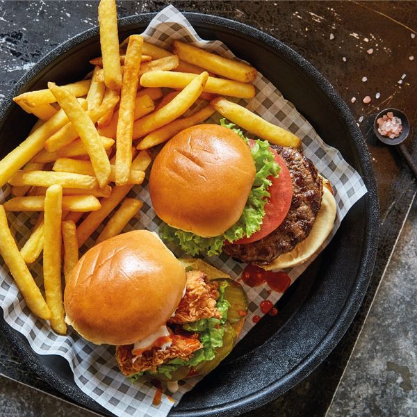 burgers and fries burgers and fries