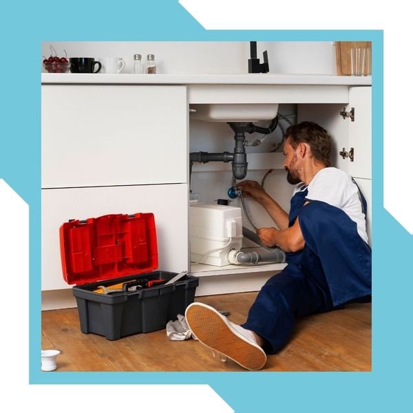 Repairing a leak under the sink