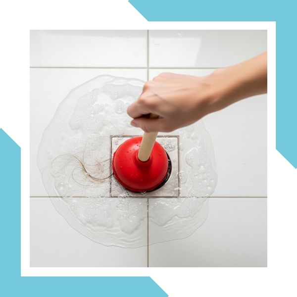 plunging a shower drain