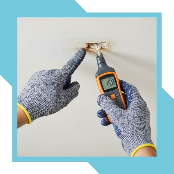 Finding the leak in a wall slab