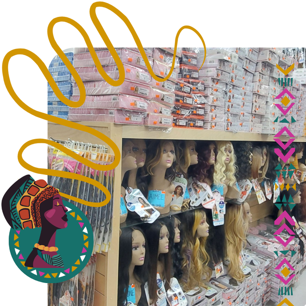 wigs on mannequins
