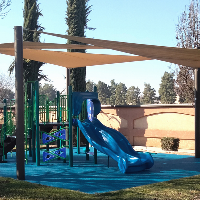 Blue Poured-in-Place (PIP)