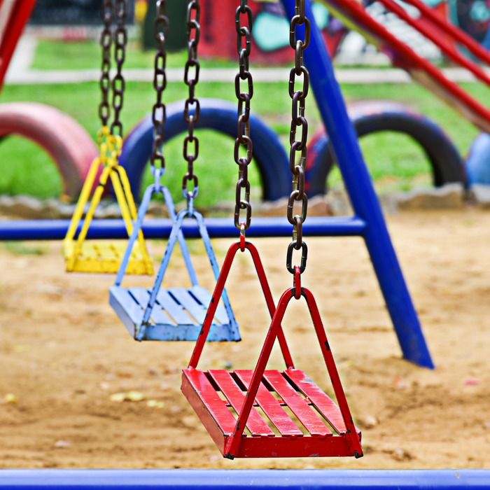 playground swing. 