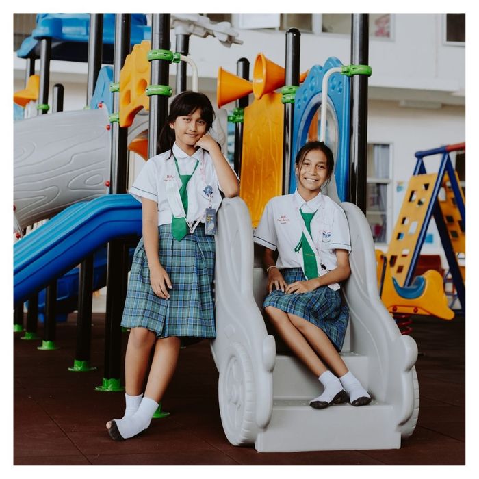 kids on playground equipment 