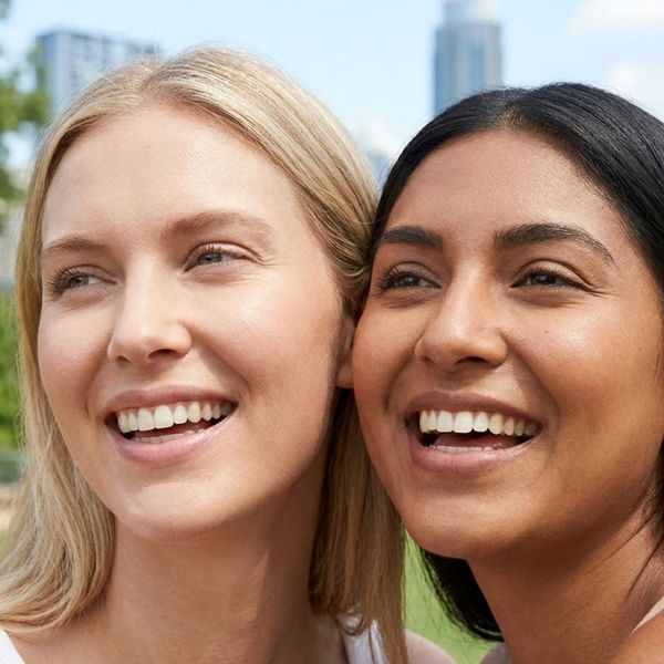 women showcasing healthy skin tones and radiant complexions