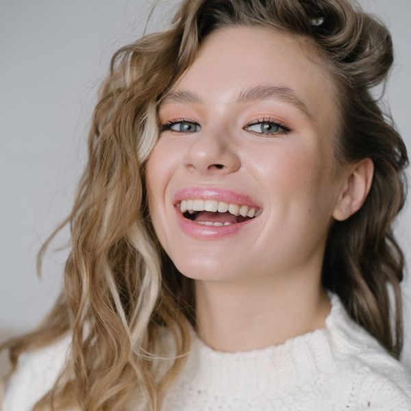 woman smiling