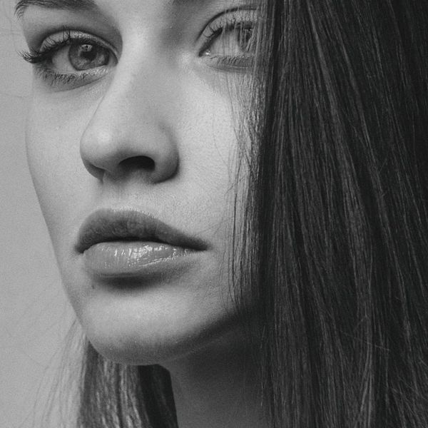 woman with clear skin