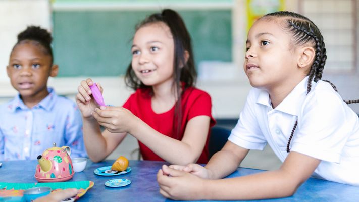 Kids in a classroom