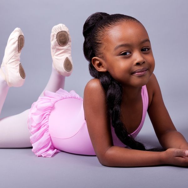 Young girl in tutu