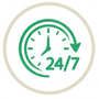 24/7 emergency environmental response services icon
