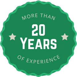 More Than 20 Years of Experience Trust Badge